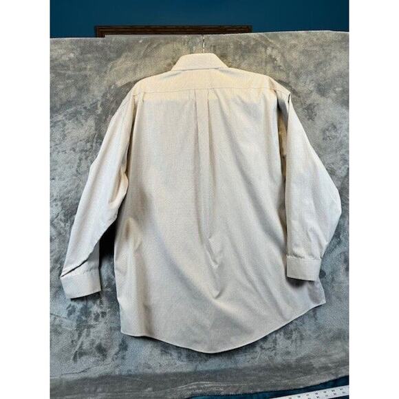 Jos A Bank Dress Shirt Mens 17 - 33 Red Check Button Up - Picture 5 of 6